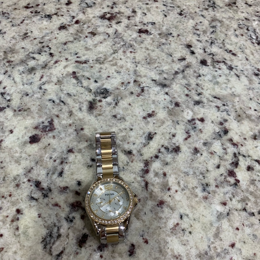 Fossil 2 tone stainless steel watch